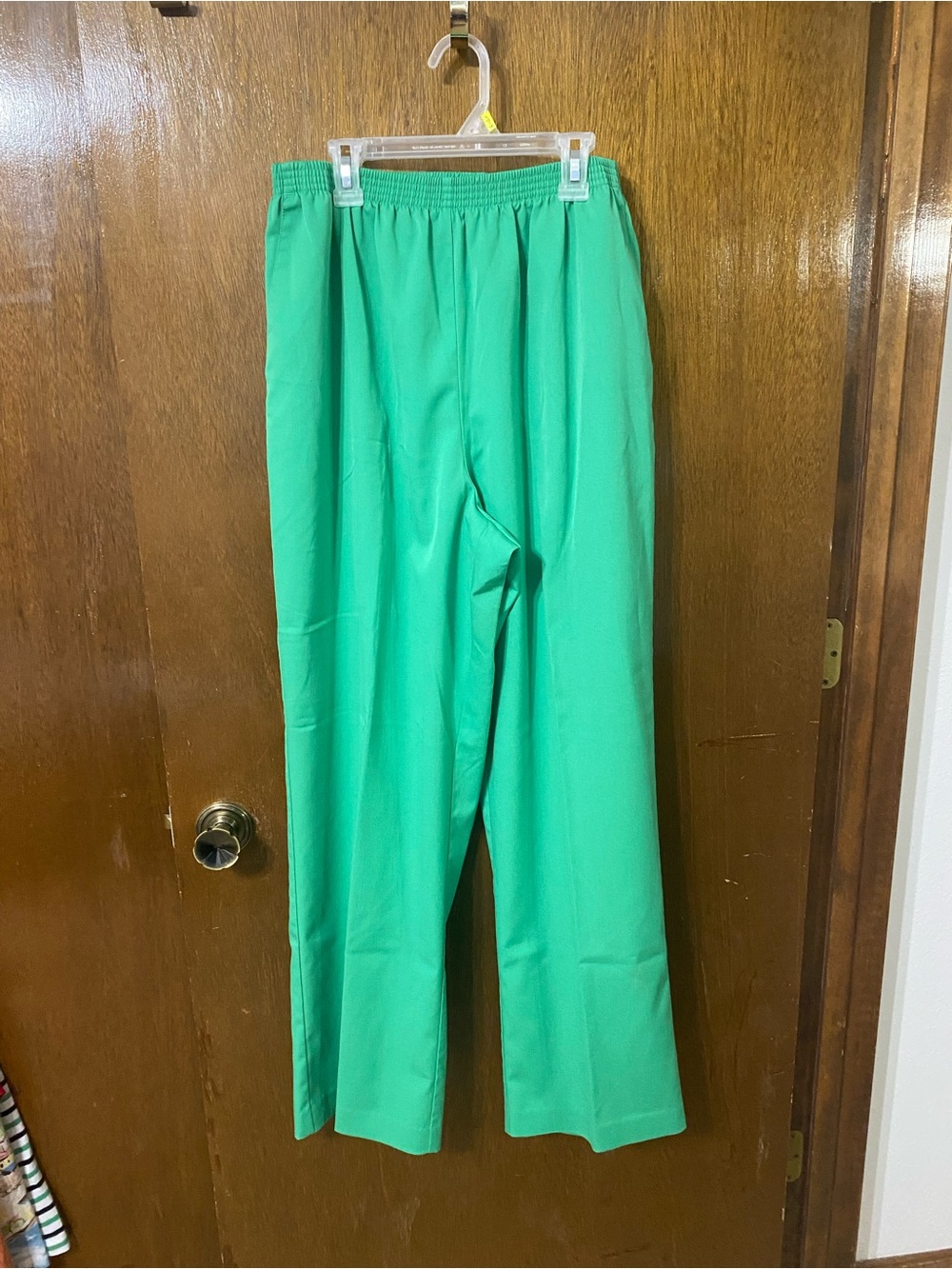 Alfred Dunner Kelly Green Straight Leg Pants